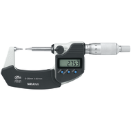 Bügelmessschraube digital 0-25mm (0,001mm) IP65, mit Messspitzen 15°